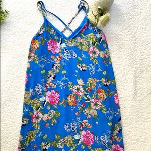 Floral shift dress
